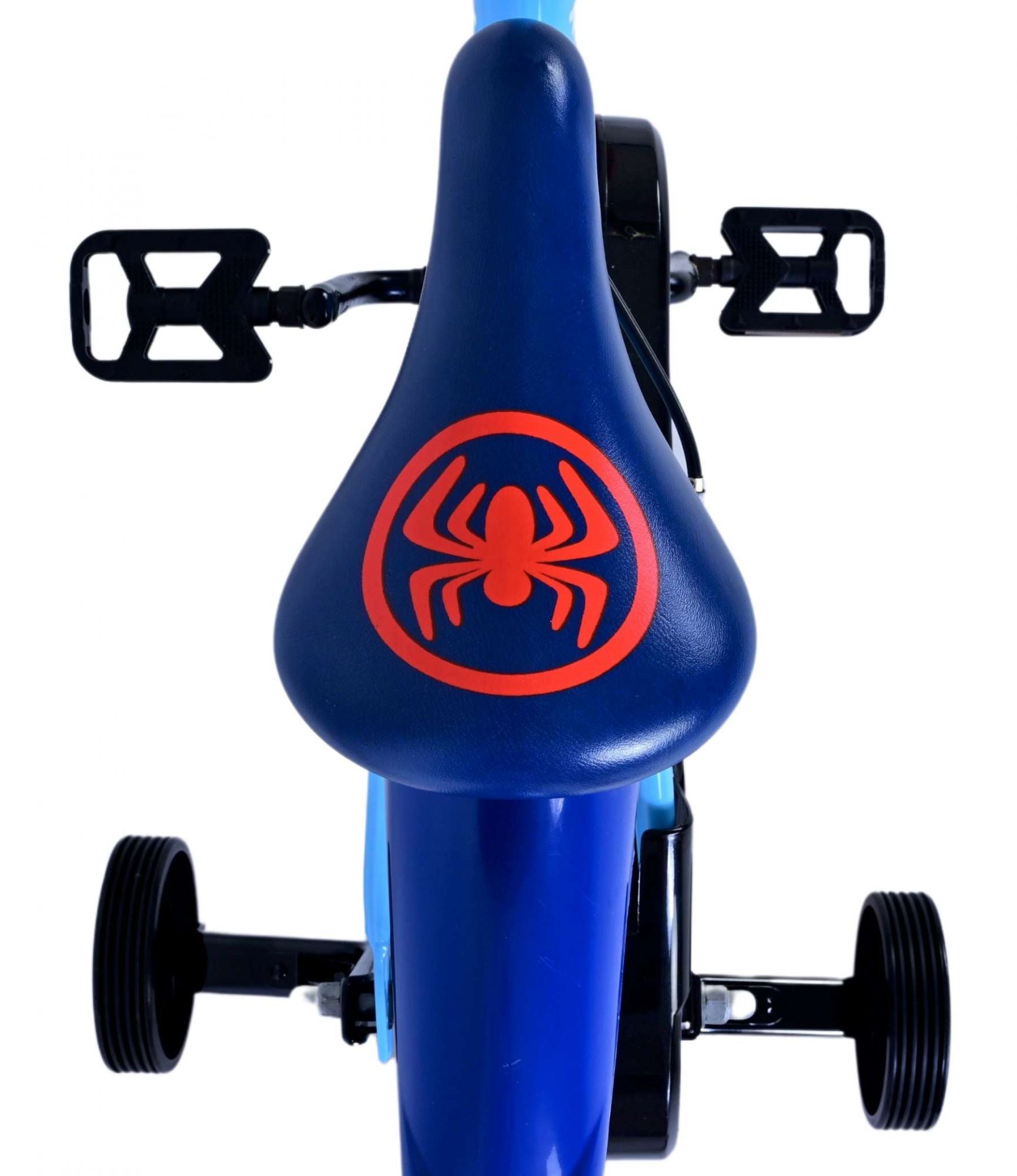 Spidey en zijn geweldige vrienden spidey kinderfiets - jongens - 16 inch - blauw - twee handremmen