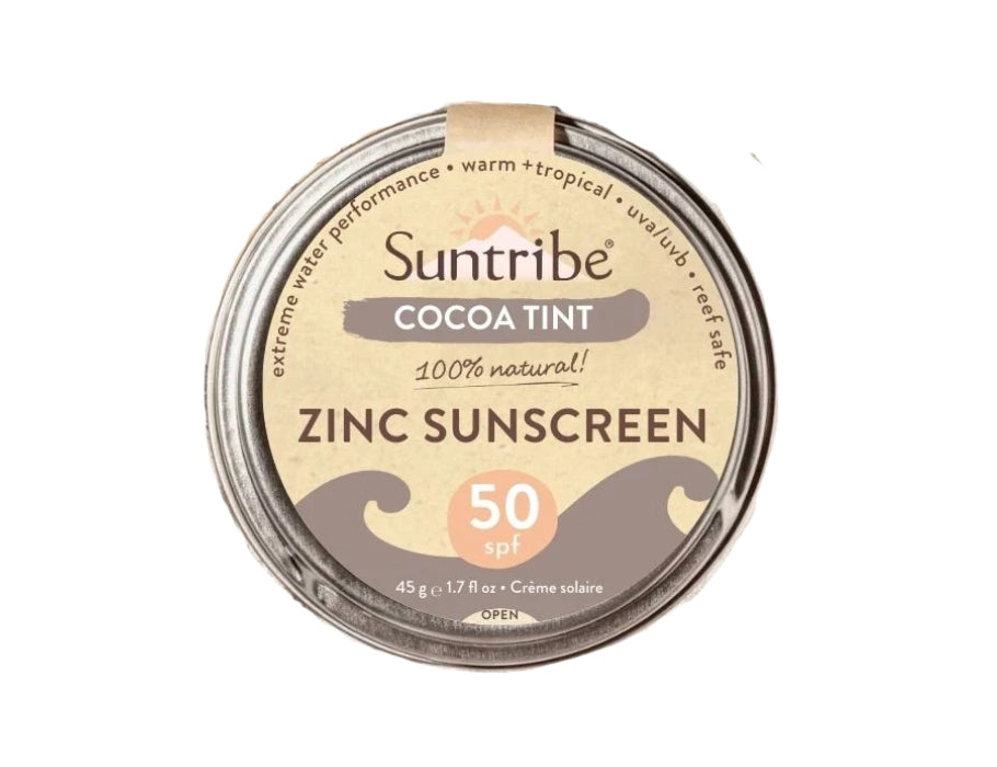 Suntribe zonnebrandcrème - gezicht sport - spf 50 - mud tint - 45 gr