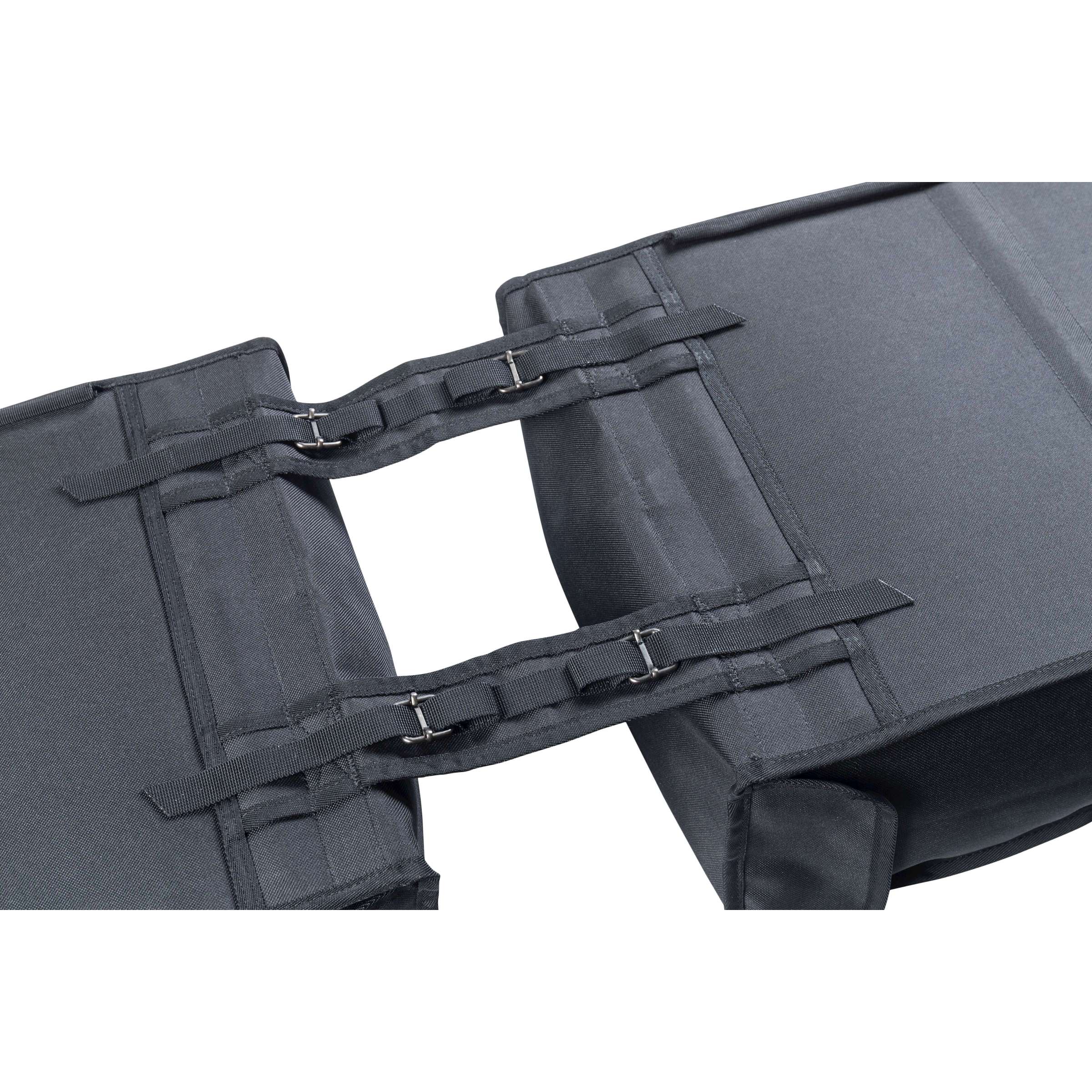 Basil Mara XXL dubbele fietstas - 47L - Dames Heren - Stad City - Zwart