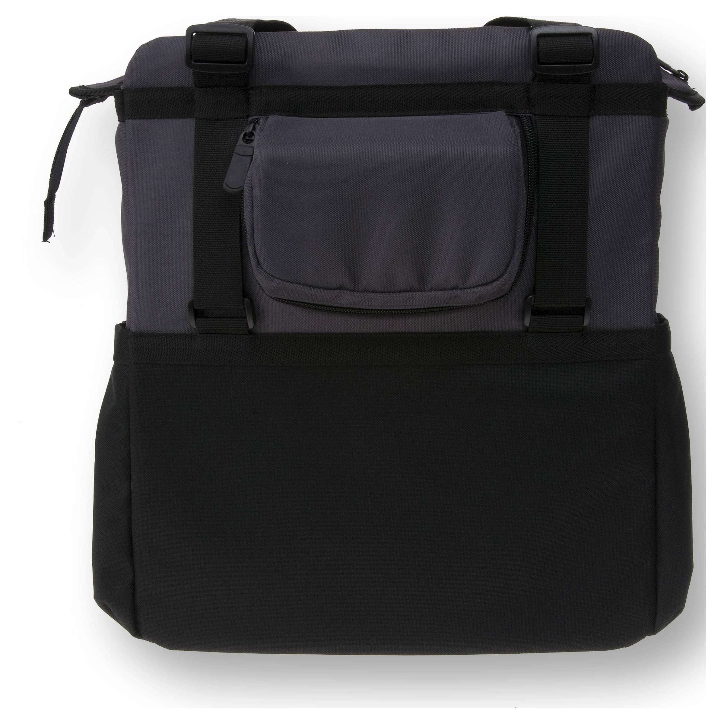 Basil Shopper XL - sportieve en trendy fietstas voor boodschappen en strand, zwart antraciet, 20L