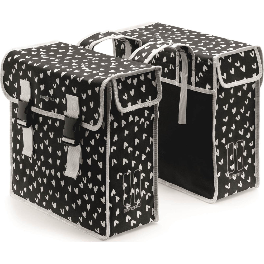 Basil Mara XL Double Bag - dubbele fietstas dames heren - 35L - veelkleurig