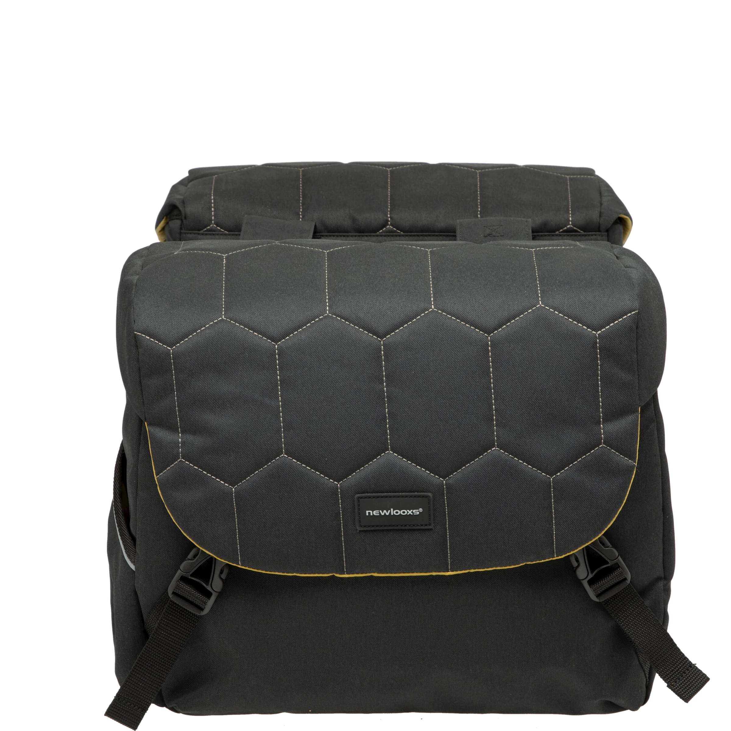 Mondi Joy Dubbele Fietstas - Zwart - Waterafstotend - 38L