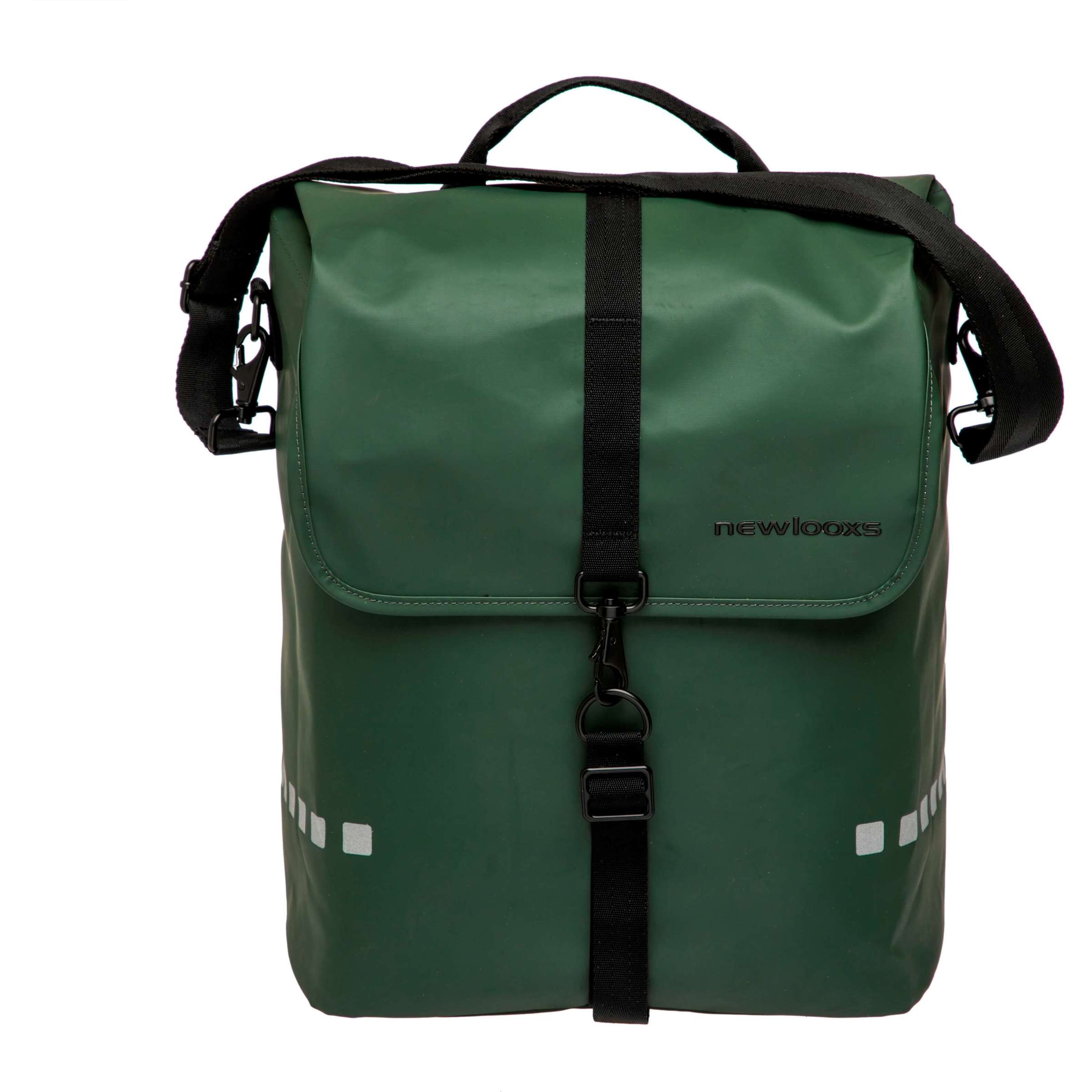 Odense Single Fietstas - Waterafstotend - 17,5L - Zwart Groen