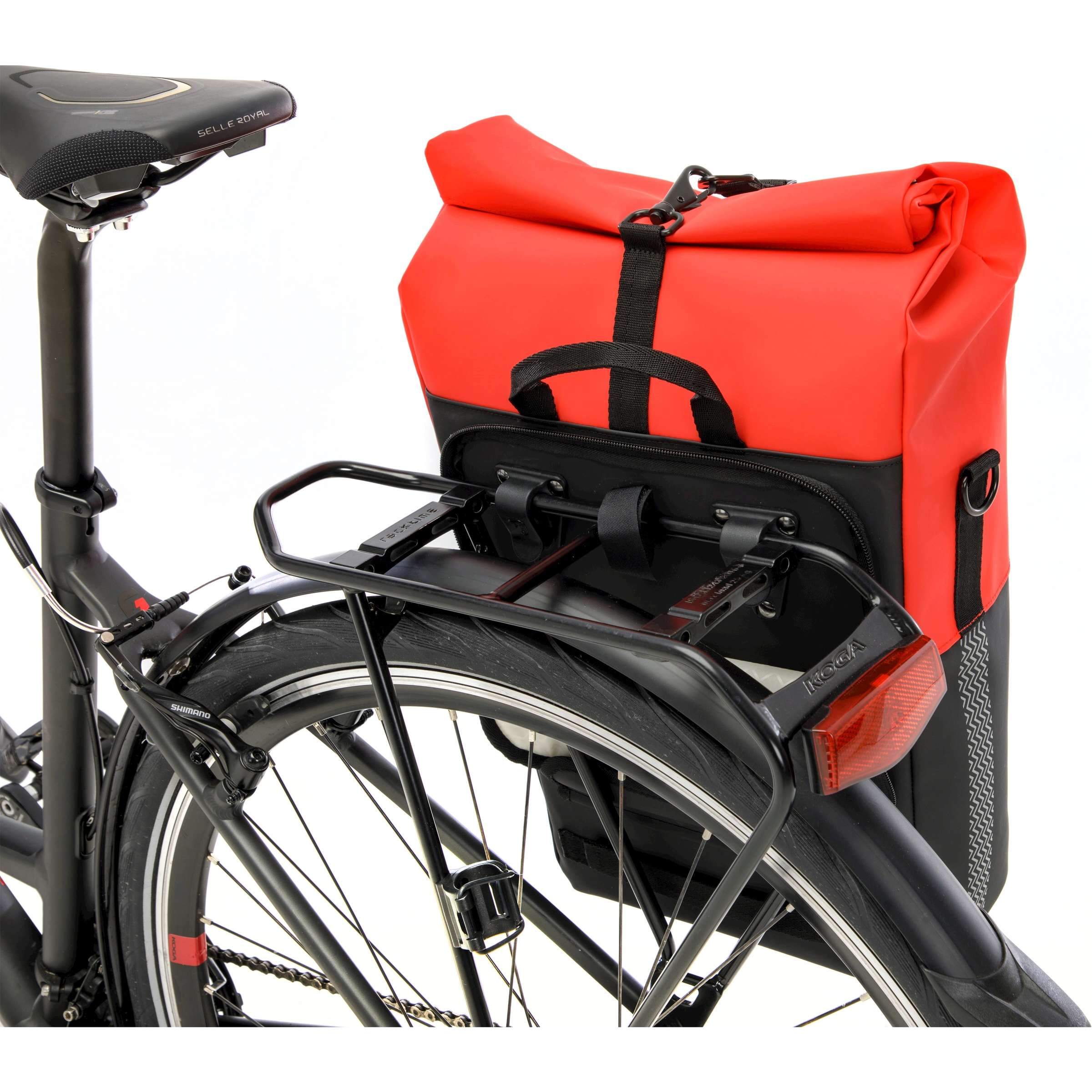 Newlooxs Tas New Nyborg Single Rood Zwart