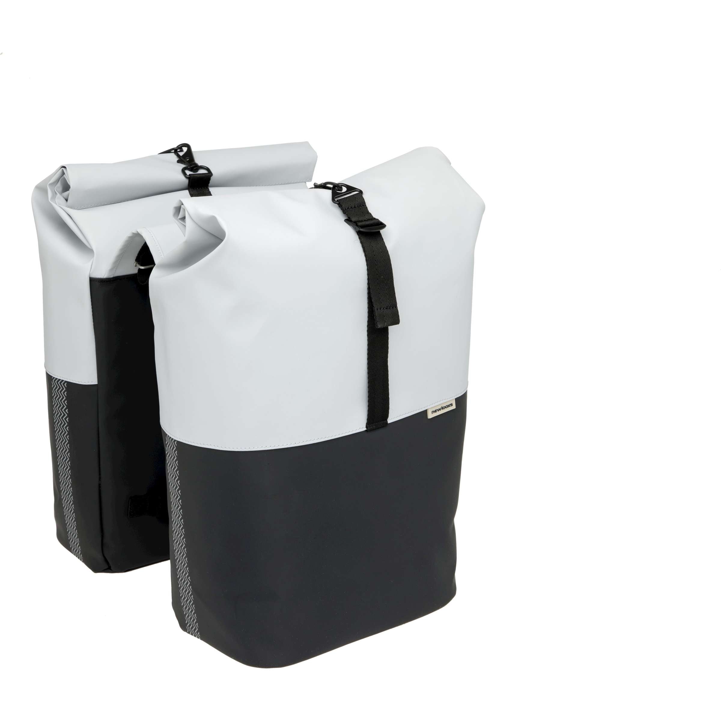 Newlooxs Tas New Nyborg Double Lichtgrijs Zwart