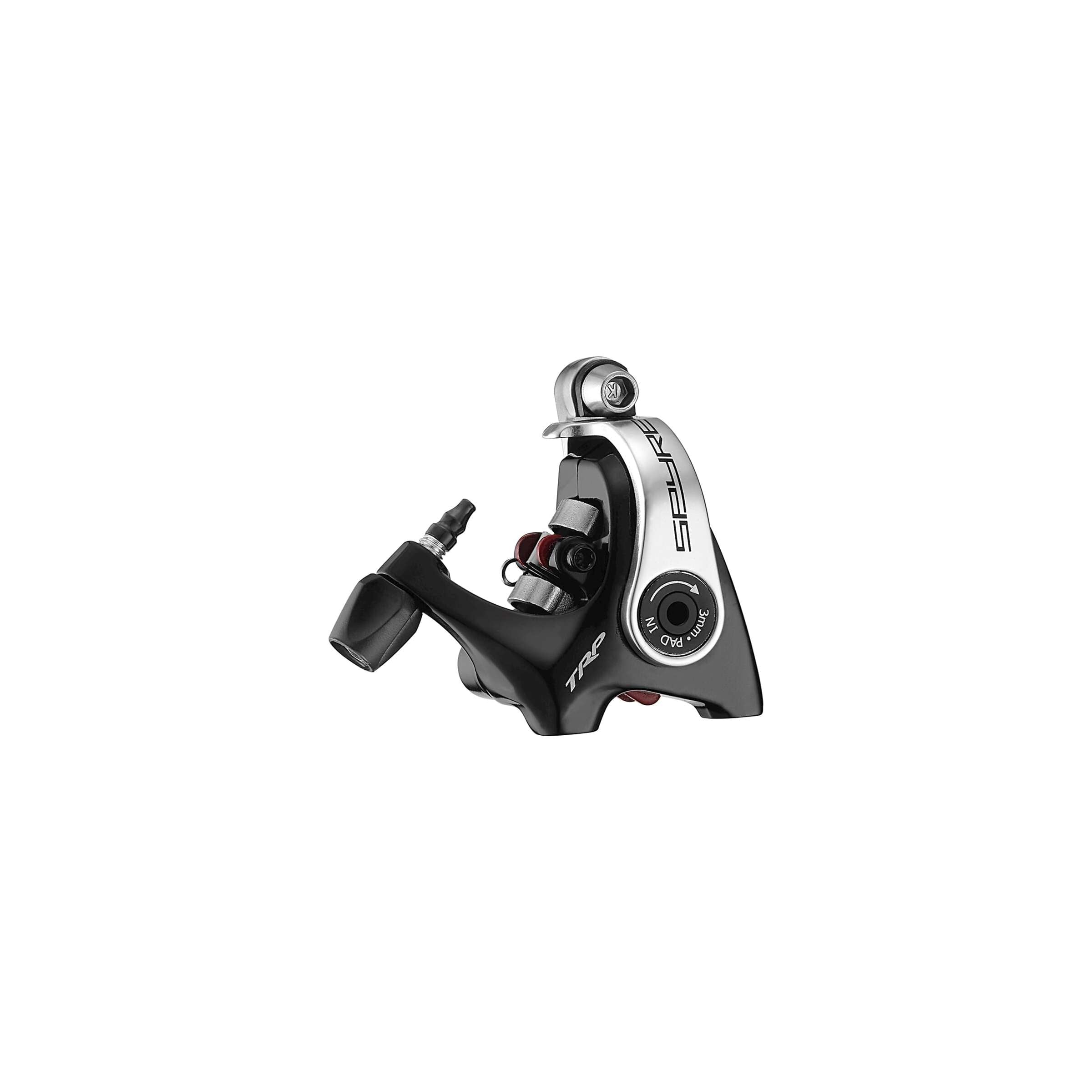 Trp md-c610 spyre remklauw mechanisch flatmount voor zwart zilver