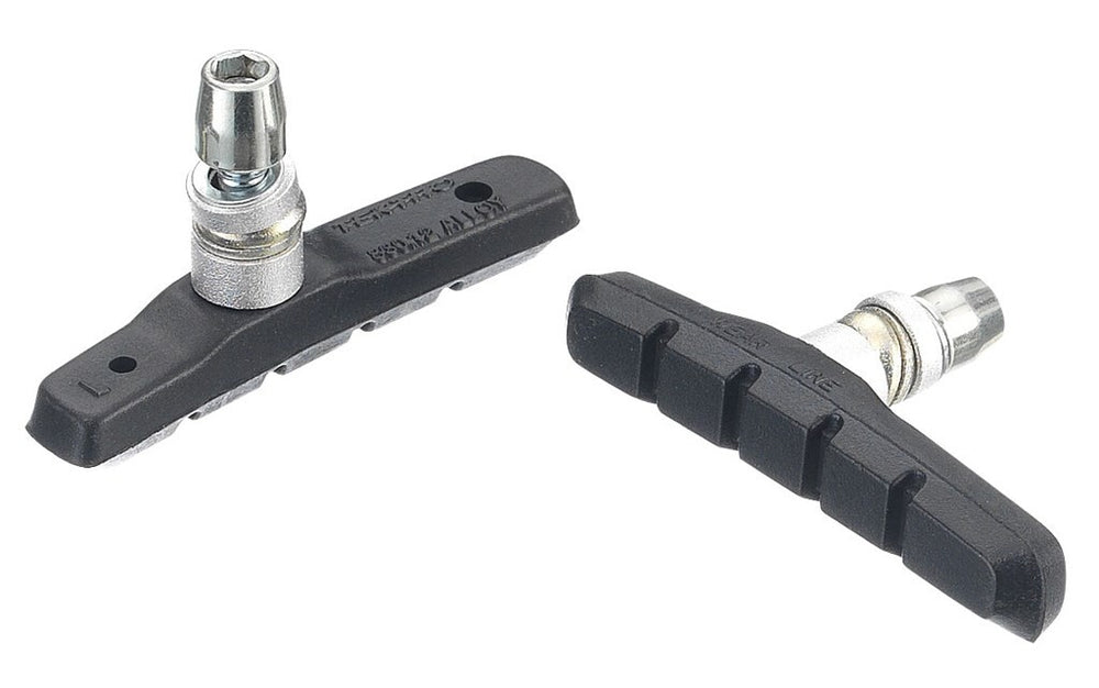 remblokken V-brake 72 x 13 mm zwart 2 stuks