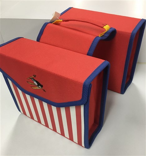 Newlooxs new looxs kinder dubbeltas rood nr. 91