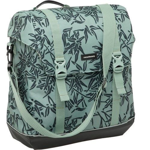 New looxs alba bamboe groen 21l 286.170 schoudertas