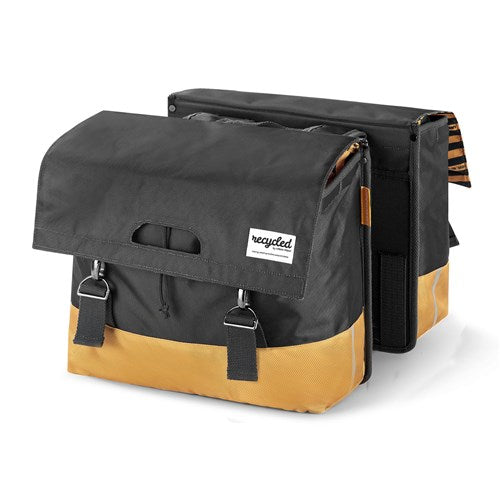 Urban Proof double pannier - black yellow - 40L