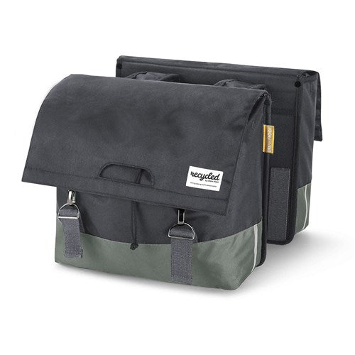 UrbanProof sacoche double RPET 40L vert-gris