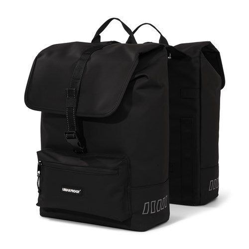 Dutchperfect urban proof cargo dubbeltas 38l zwart recycled