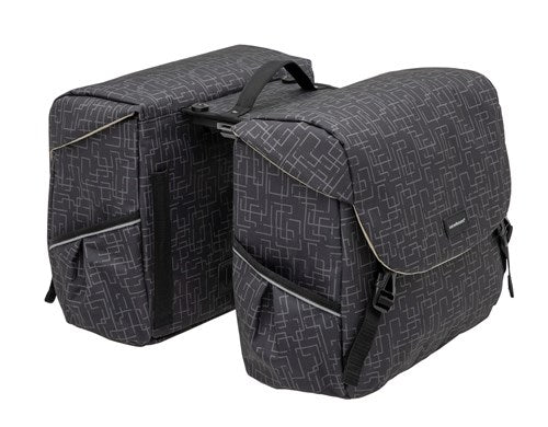 Mondi Joy Dubbele Fietstas - Waterafstotend - MIK Adapter - 38L - Ivy Walnoot