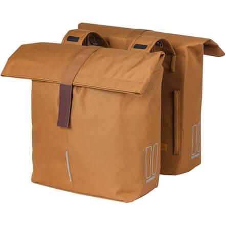 Basil city dubbeltas bruin 28-32l 18073 kameelbruin