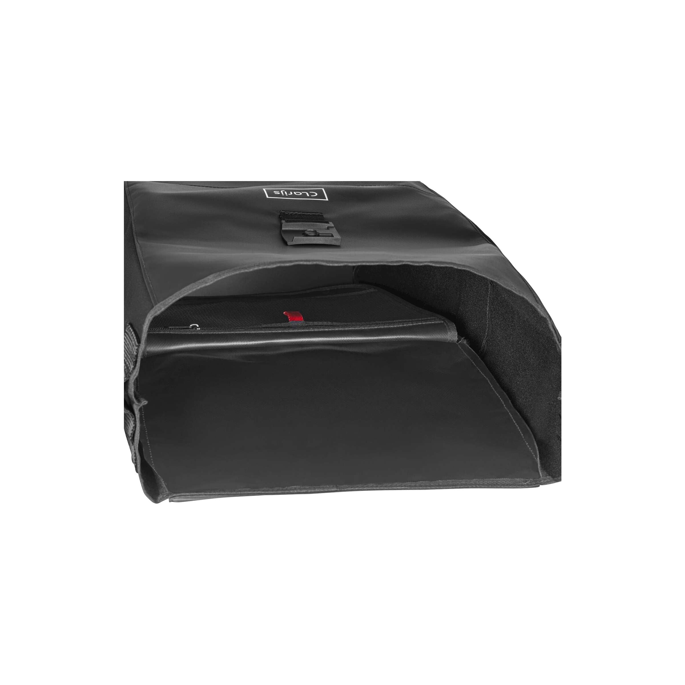 Clarijs tas enkel solo zwart 24 ltr