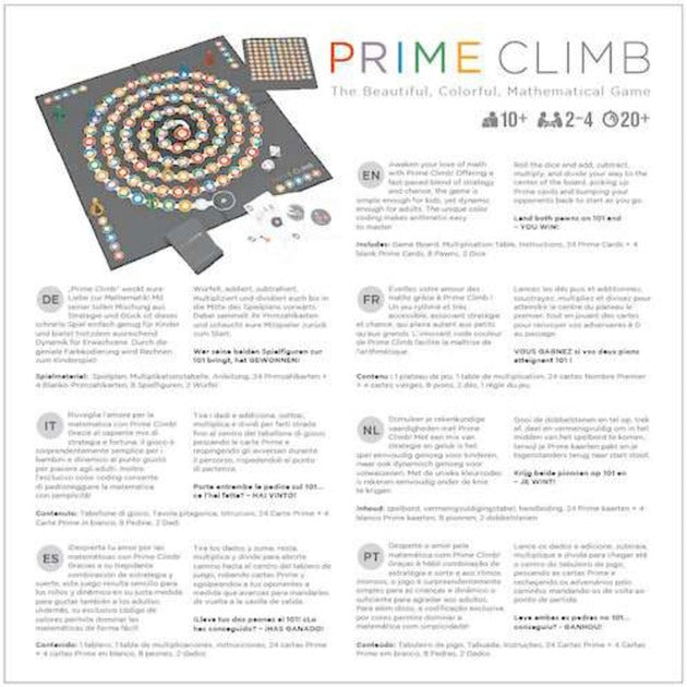 DENK PLEZIER Thinkfun Prime Climb Bordspel