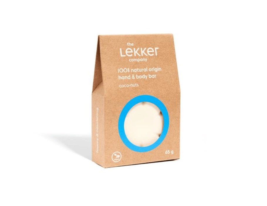 Het bedrijf LEKKER Natuurlijke Hand Body Bar Kokosnoten