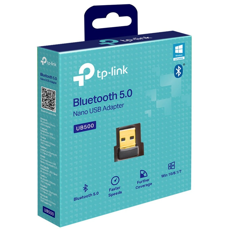 Tp-link bluetooth 5.0 nano usb adapter bluetooth adapter (zwart)