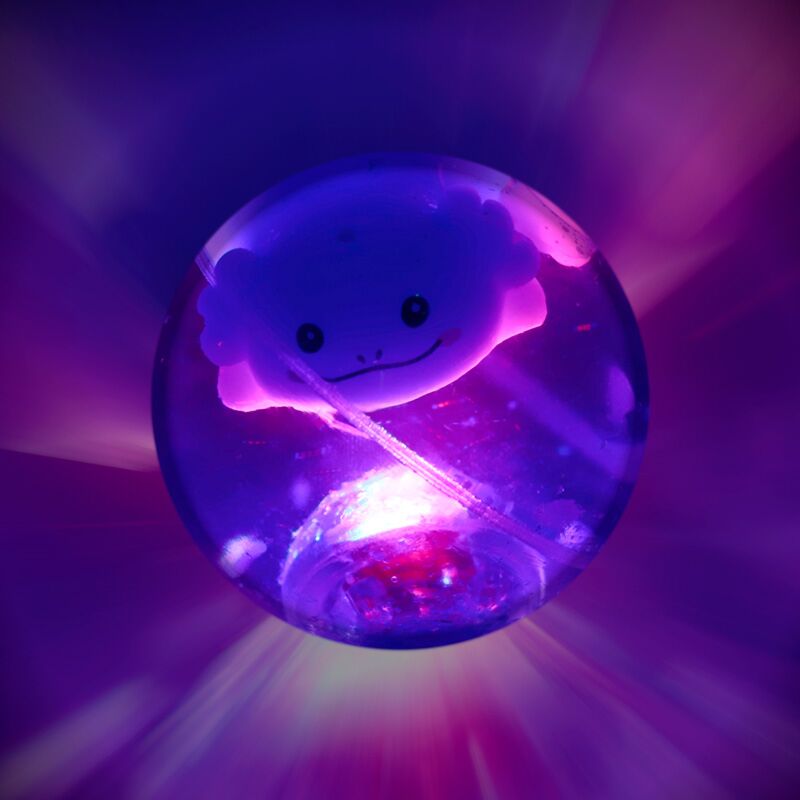 Axolotl hoogstuiterende led flitsende stuiterbal