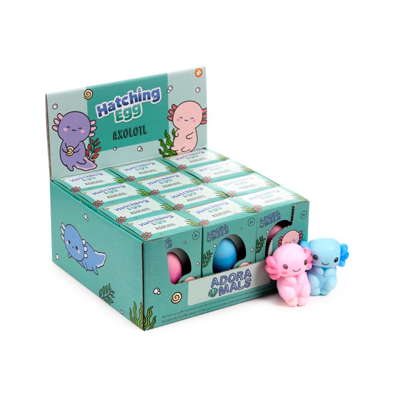 Adoramals maddie de axolotl uitkomend ei