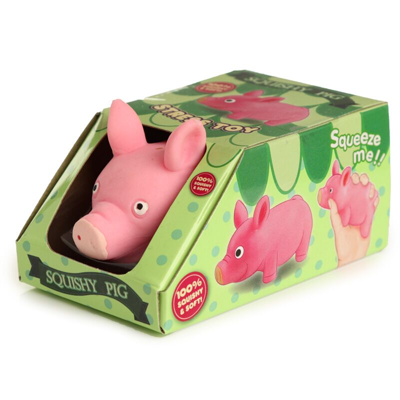 Stretch speelgoed varken stressbal