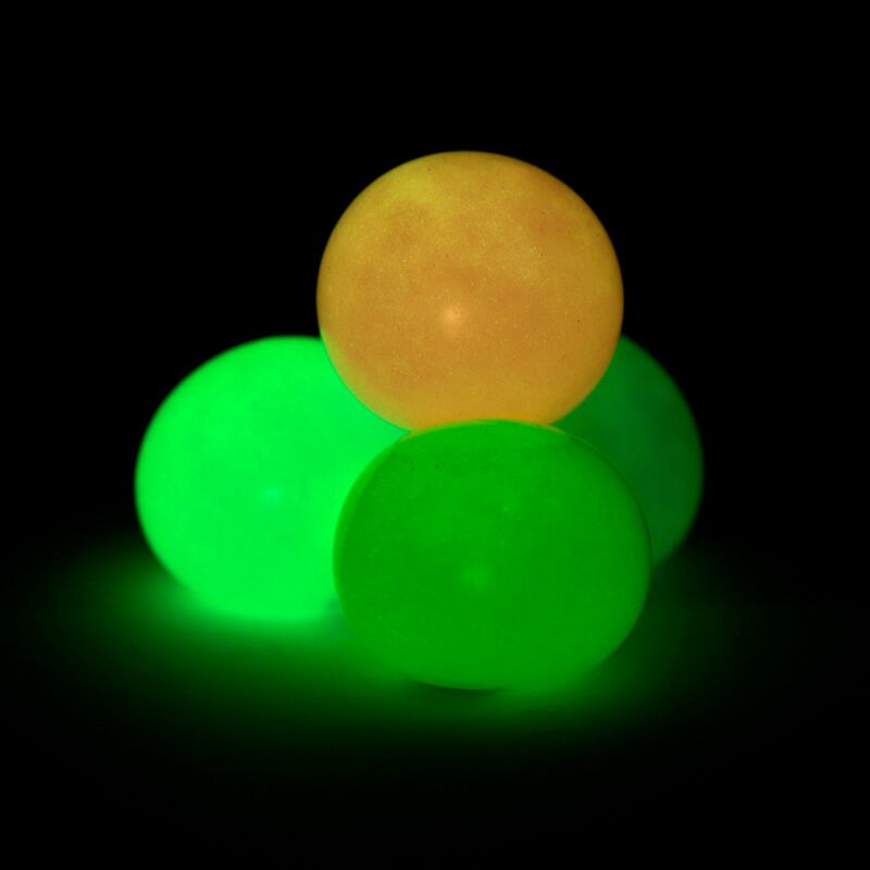 Maltose knijpbare glow in the dark stressbal