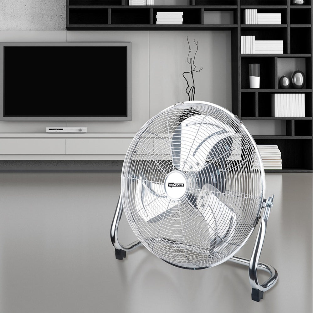 Termozeta bassotto vloerventilator (chroom)
