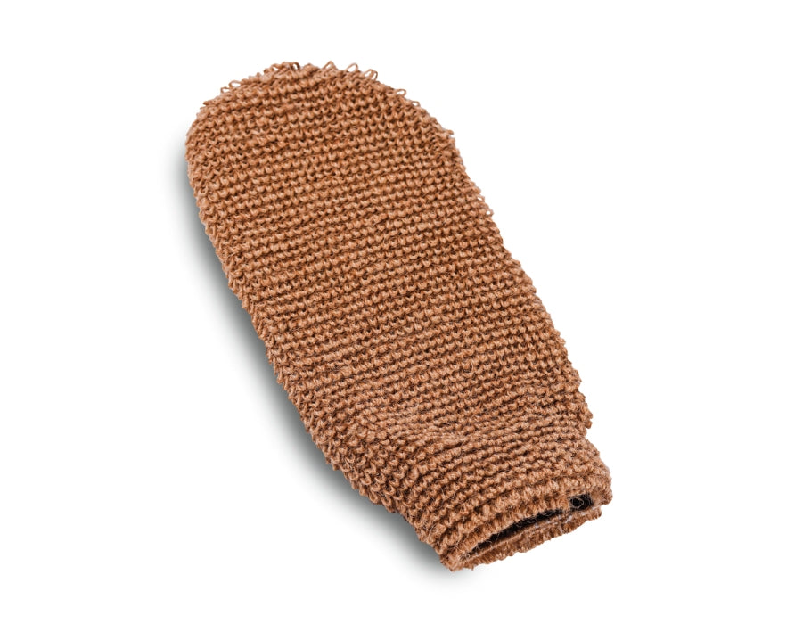 De eco gang scrubhandschoen - jute