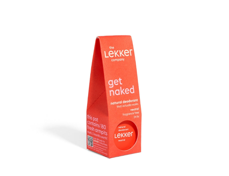 The lekker company deodorant - parfumvrij - get naked