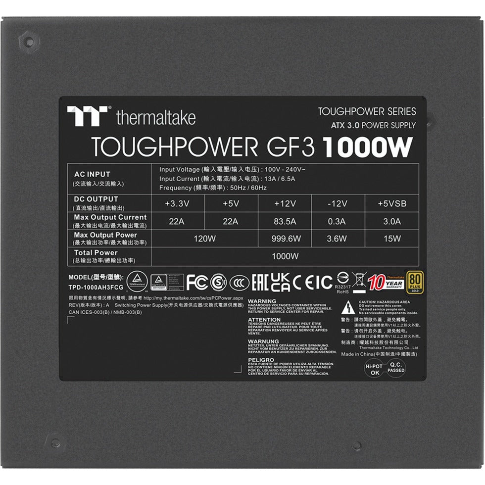 Thermaltake Thermaltake Toughpower GF3 1000W
