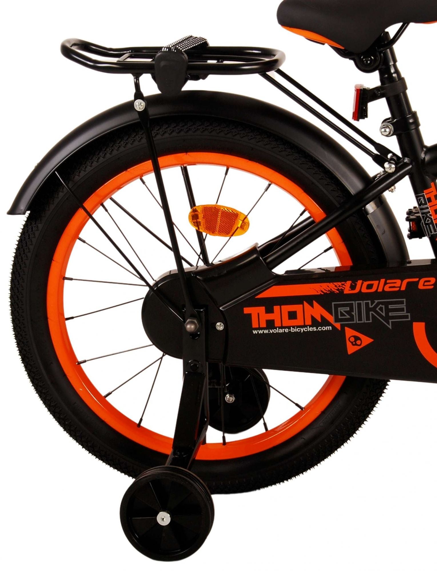 Volare Thombike Kinderfiets - Jongens - 18 inch - Zwart Oranje