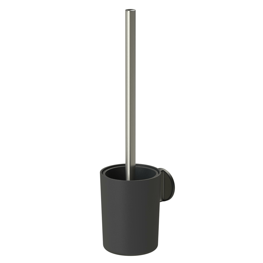 Tiger tune toiletgarnituur hangend zwart rvs (1 stuk)