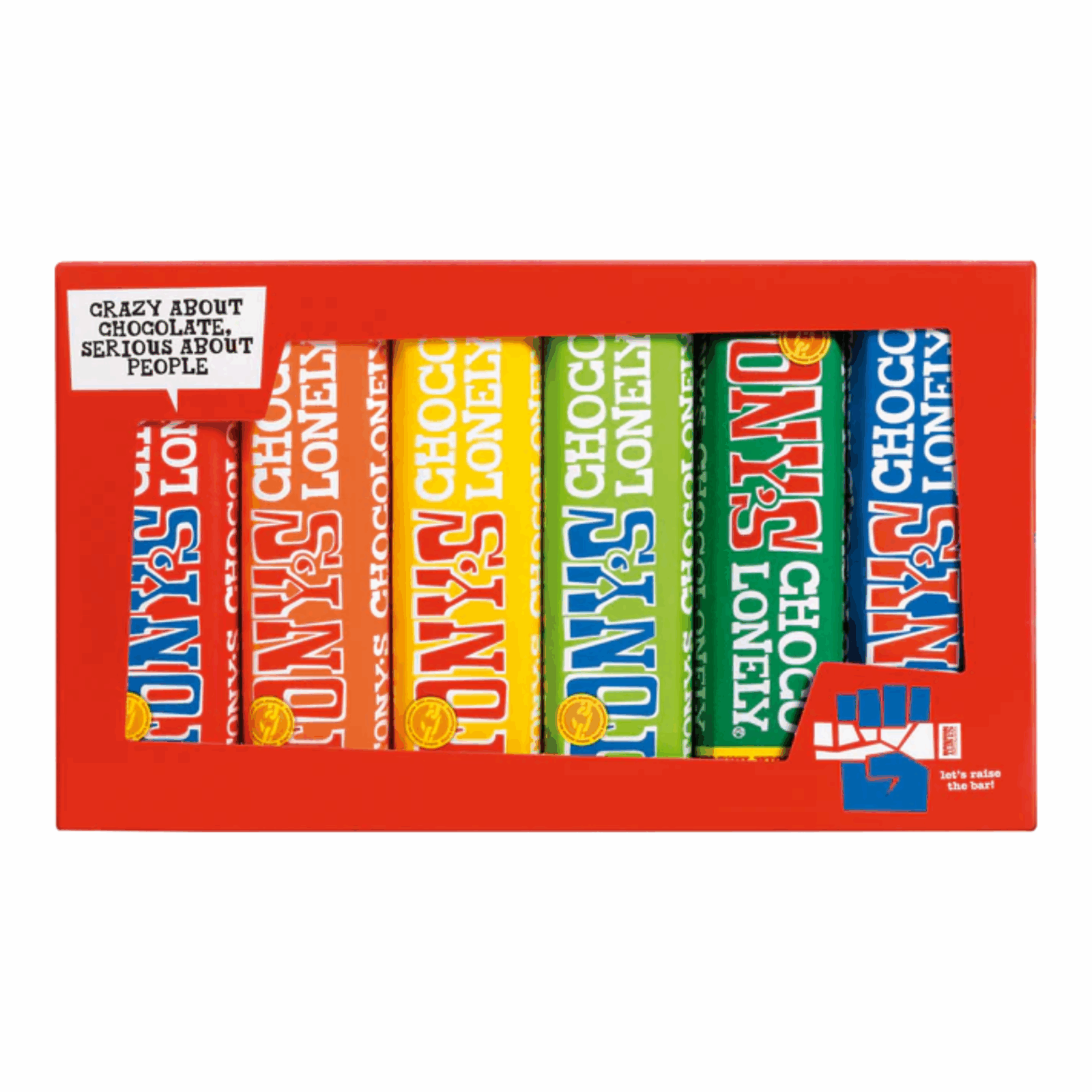 Tony's chocolonely proeverijtje klein (6 repen)