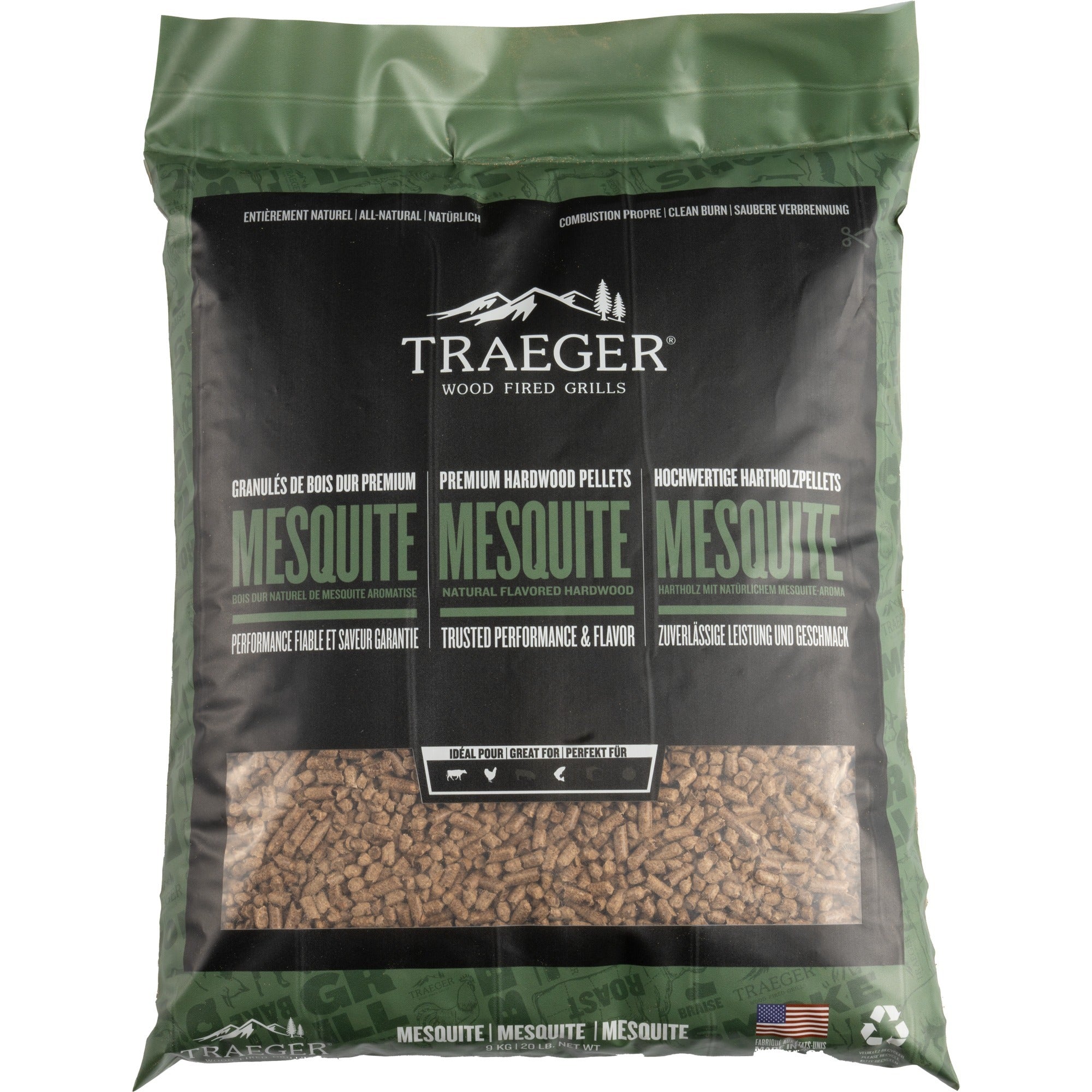 Traeger Traeger Pellets van hardhout Mesquite