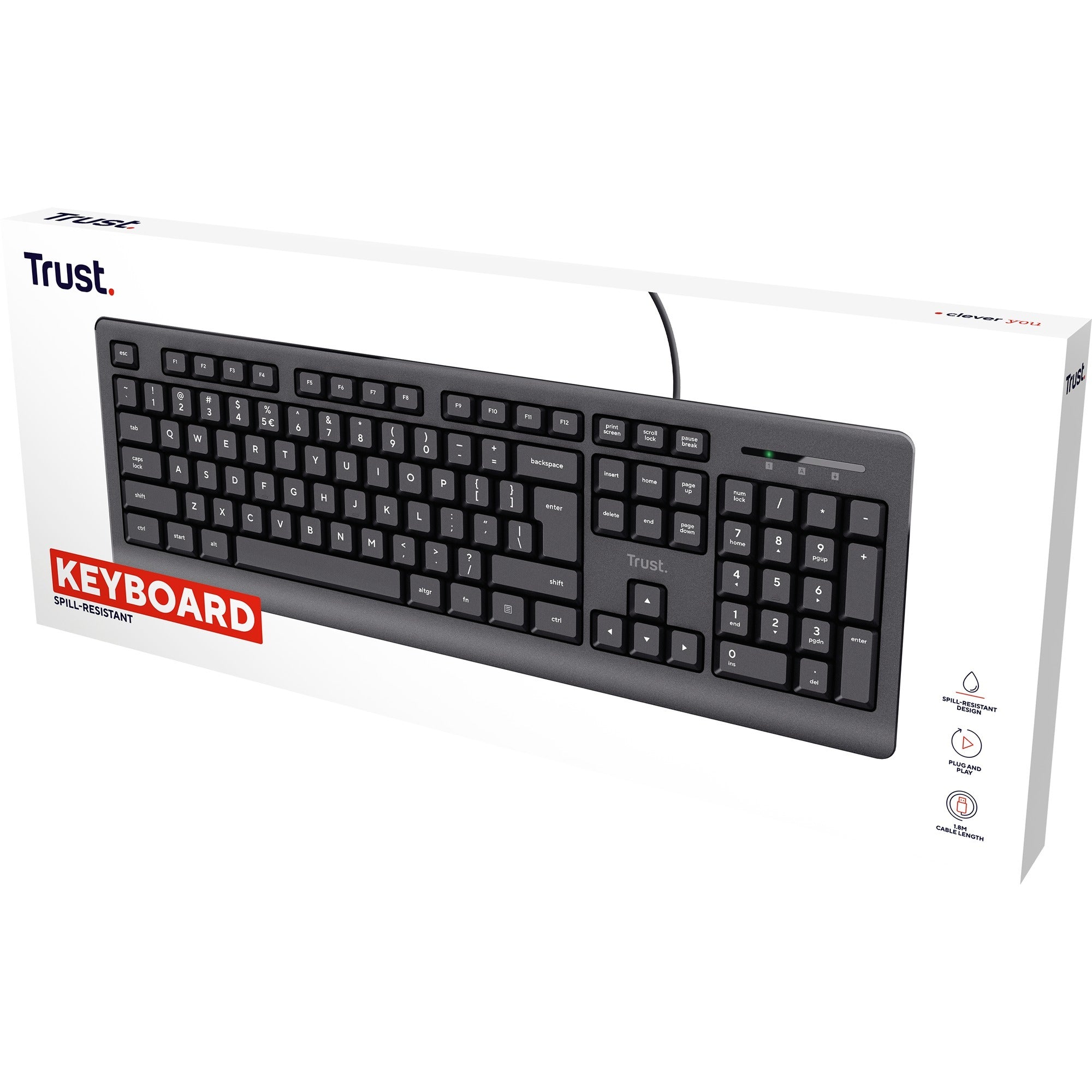 Trust Trust bedraad toetsenbord