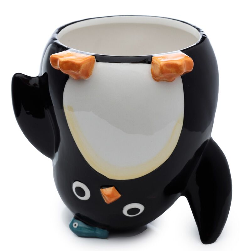 Pinguïn onderboven keramiek mok