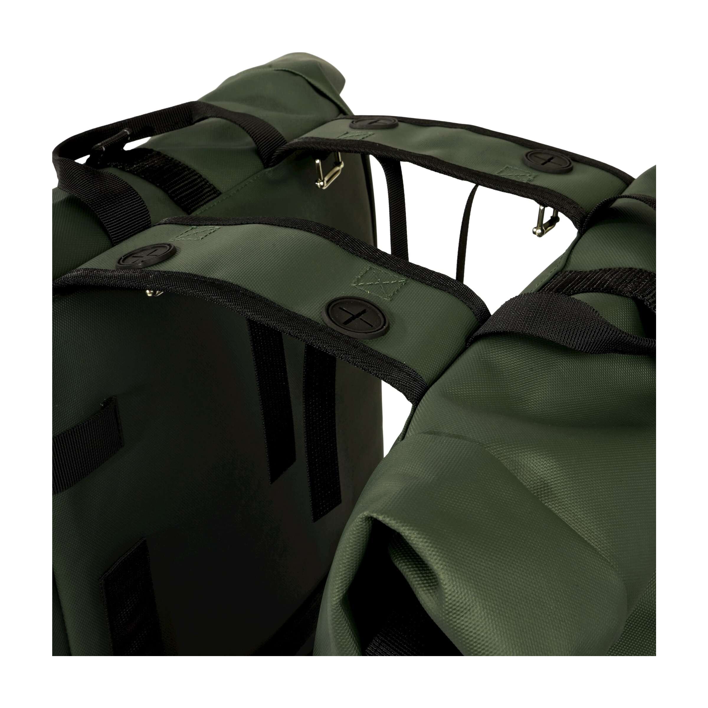 UrbanProof Urbanproof rolltop dubbele fietstas 38 liter groen
