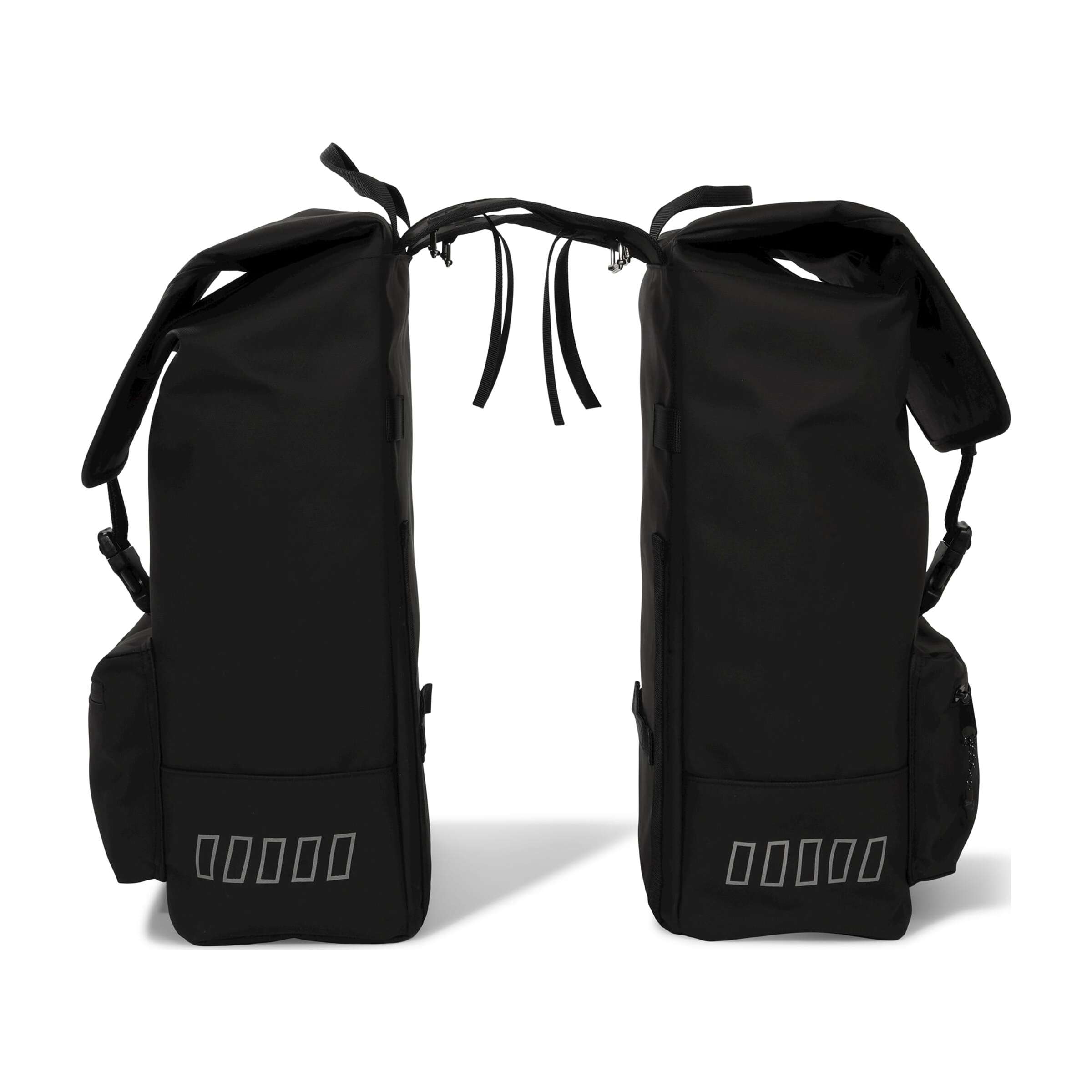 Urbanproof tas double cargo up recycle 38l zwart