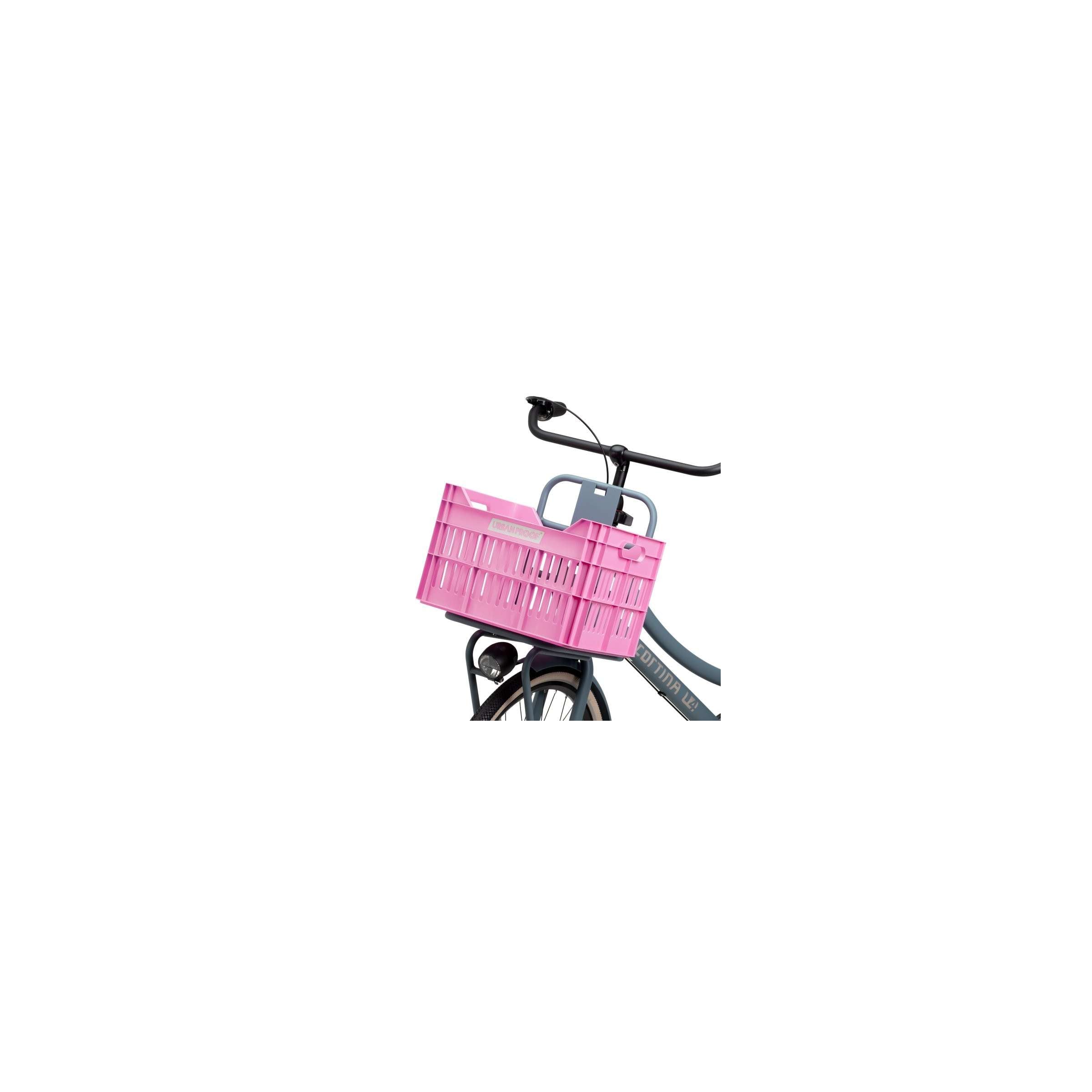 Urbanproof krat click 30l rpet fel roze