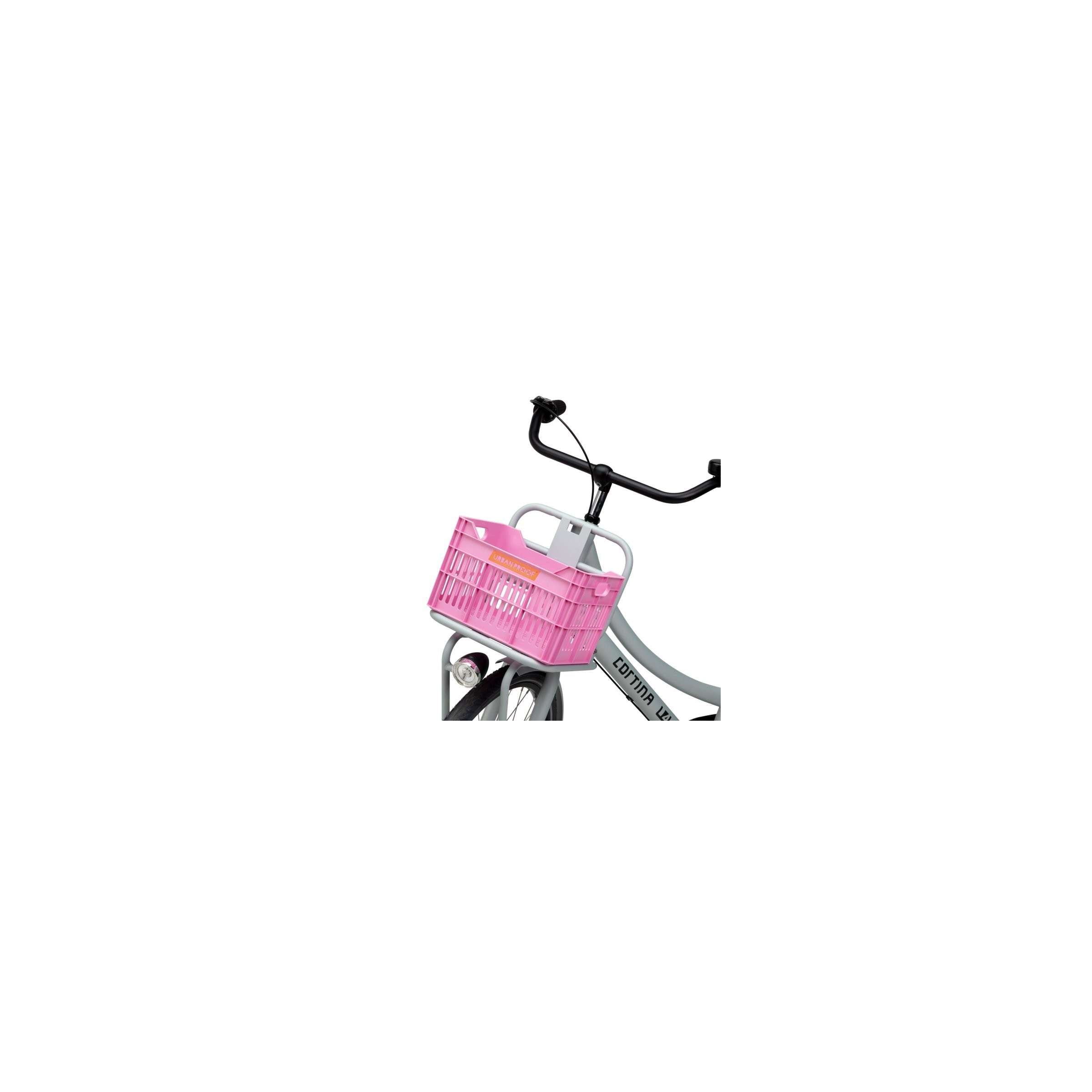 Urbanproof krat junior 15l rpet fel roze