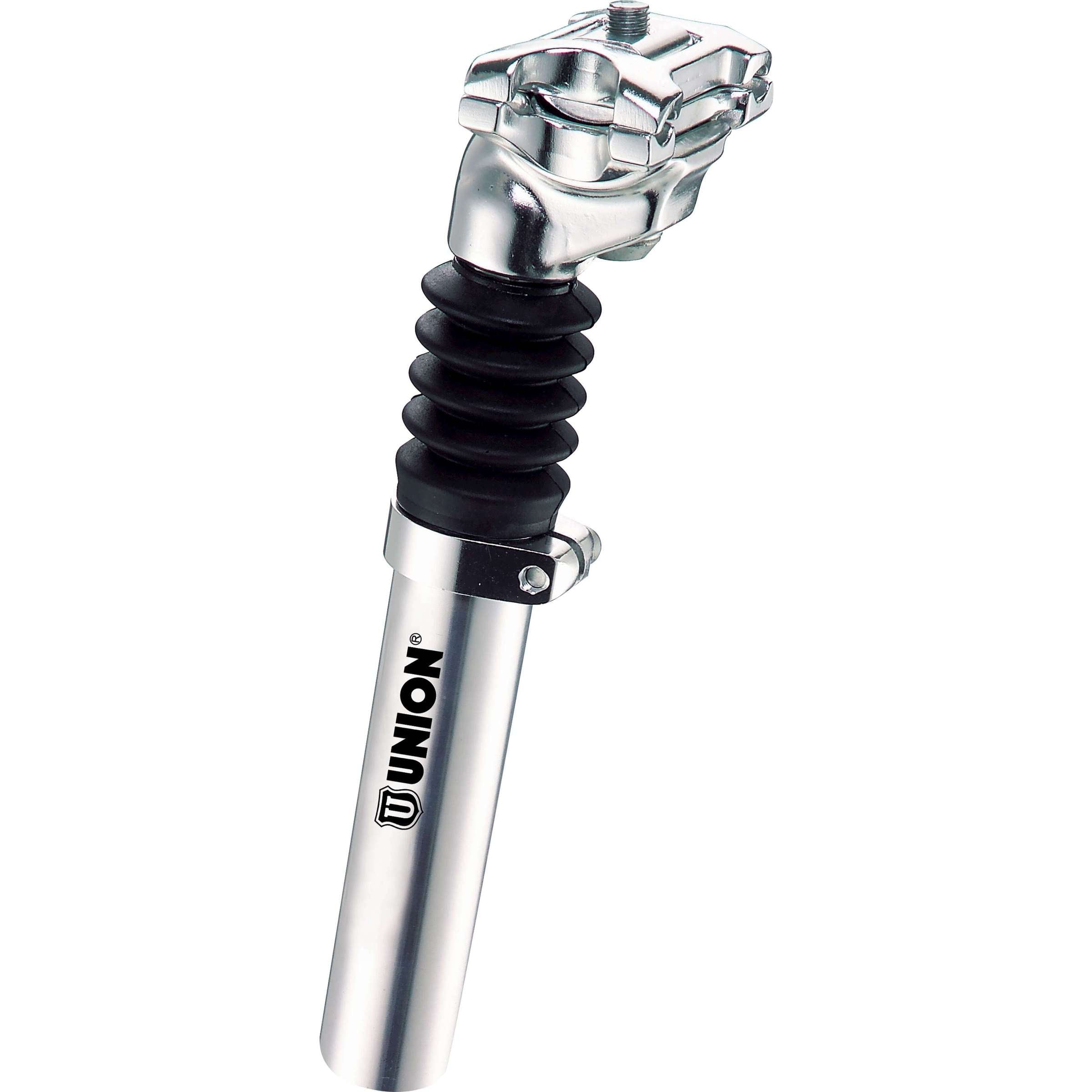 Union zadelpen verend ATB 27,2 x 350 zilver