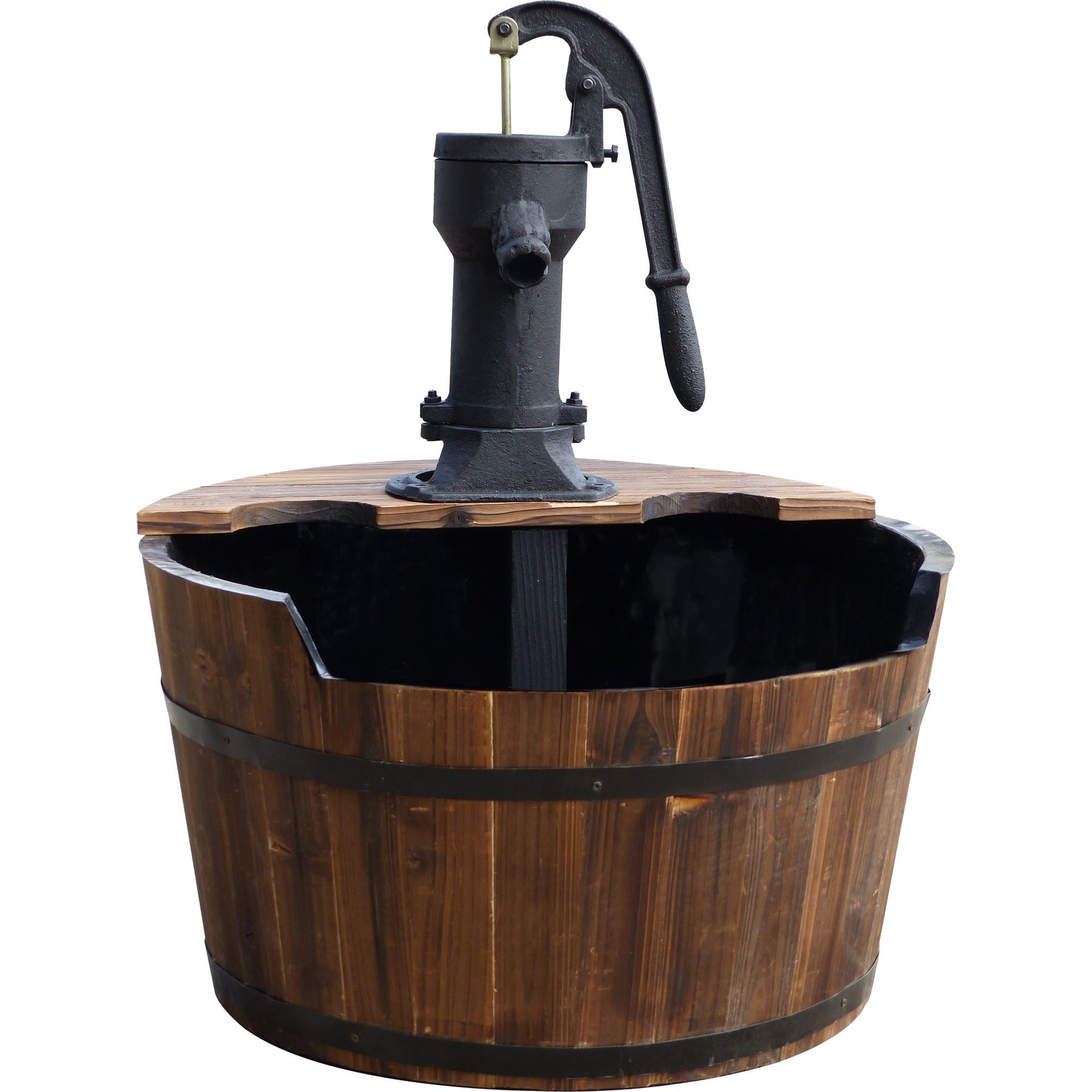 Ubbink waterornament houten ton