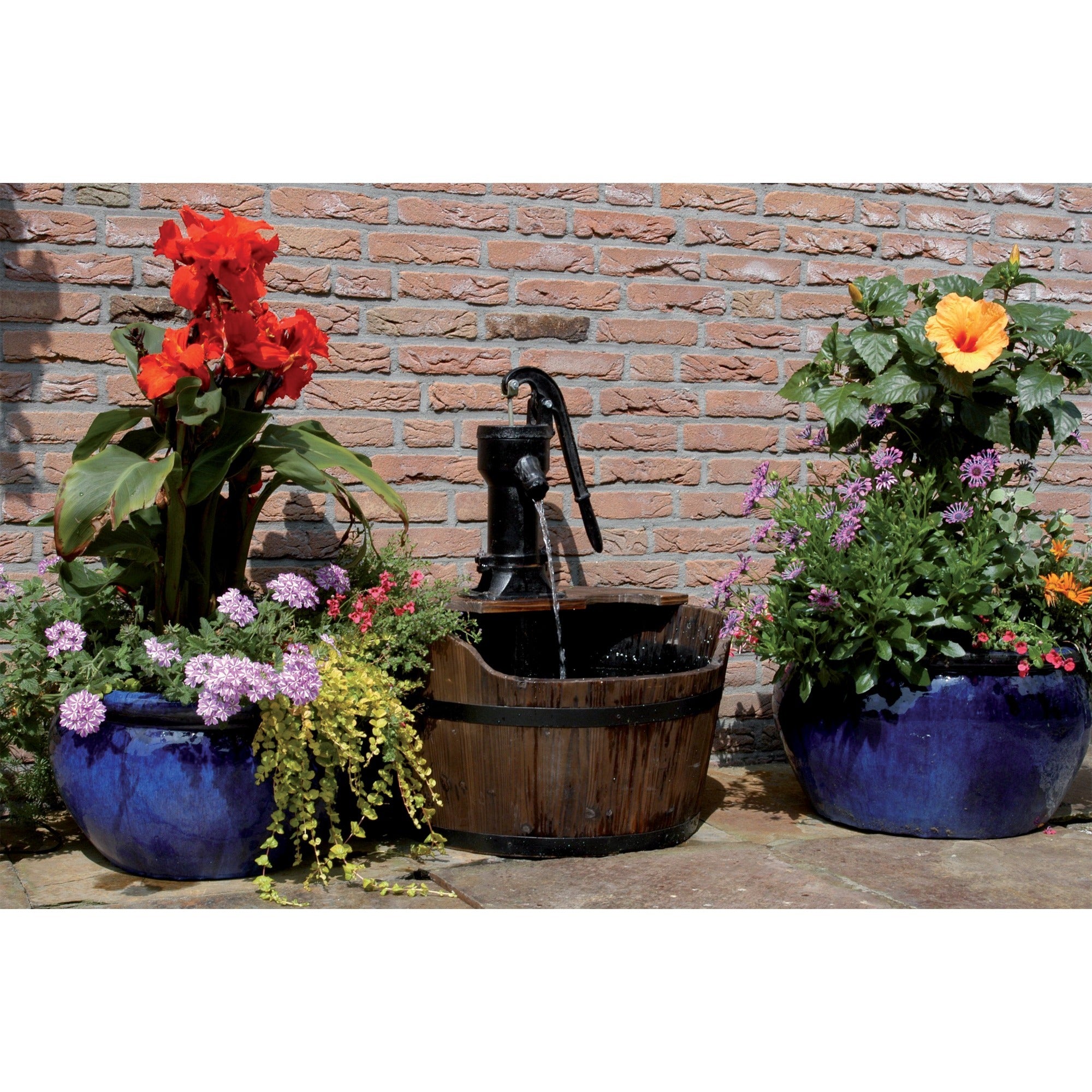 Ubbink waterornament houten ton