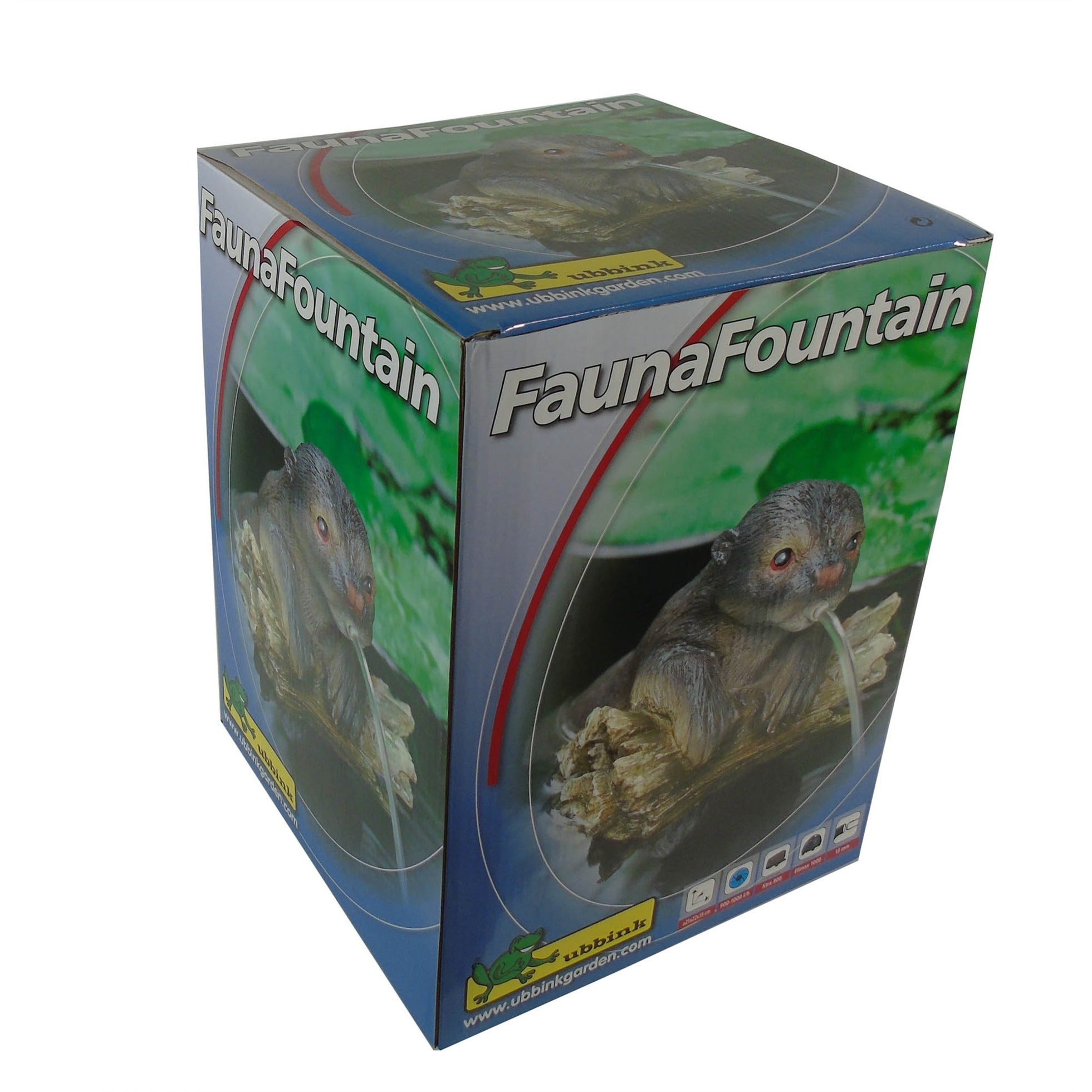 Ubbink drijvende spuitfiguur otter op boomstam