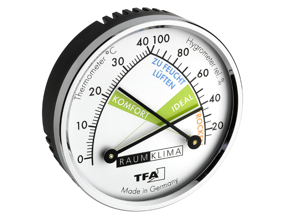Tfa hygrometer binnen - verwarmd en temperatuur