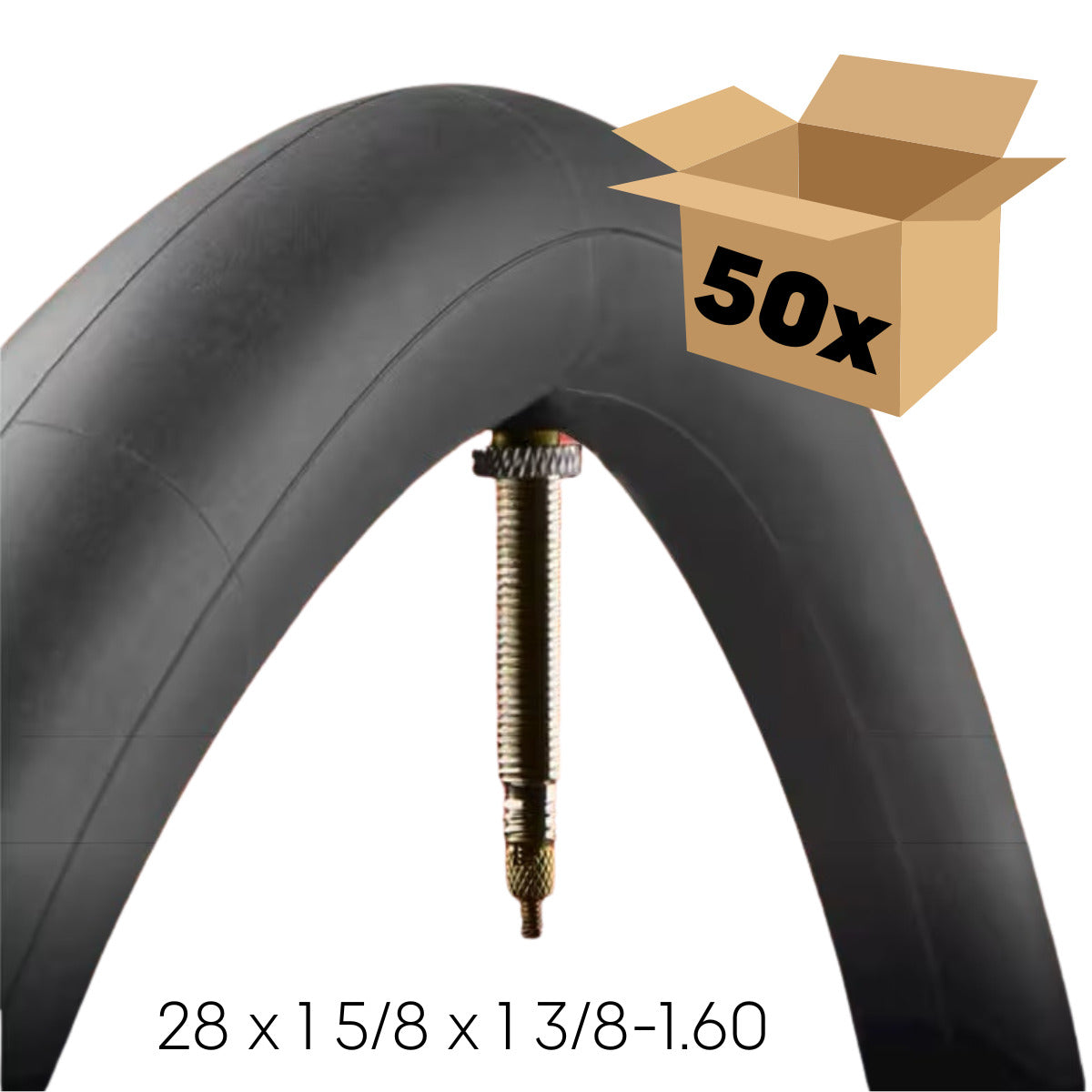 Vredestein Bnb 28x1.5 8x1.3 8-1.60 fv ventiel 50mm ds 50st