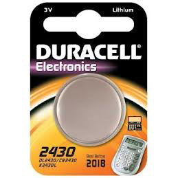 Duracell lithium CR2430 3V op blister