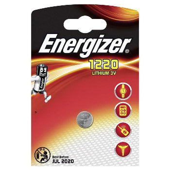 Pile bouton Energizer Cr1220 | Lithium | 3V | 40mAh