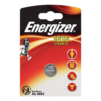 Energizer lithium 3v cr1616 blister 1 piece