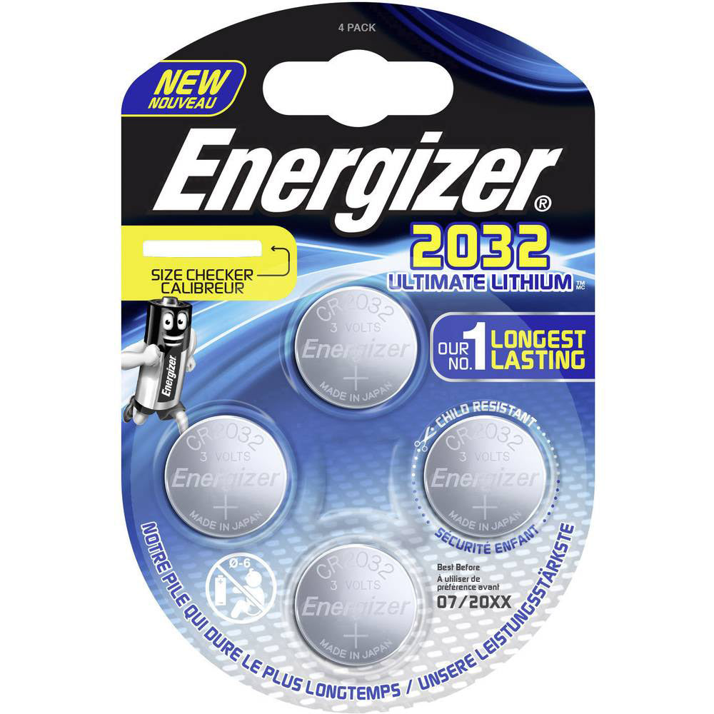 Energizer Ultimate Lithium 3V CR2032 Blister 4 stuks